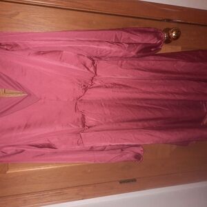 Elegant Rose Pink Dress